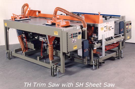TH-Series Trim Saw with SH-Series Sheet Saw